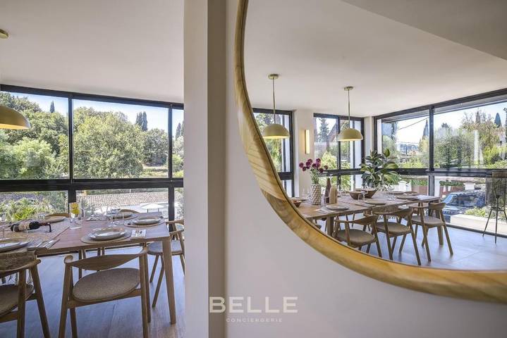 Villa pour 12 personnes, avec vue et sauna ainsi que balcon et piscine à Biot - 3