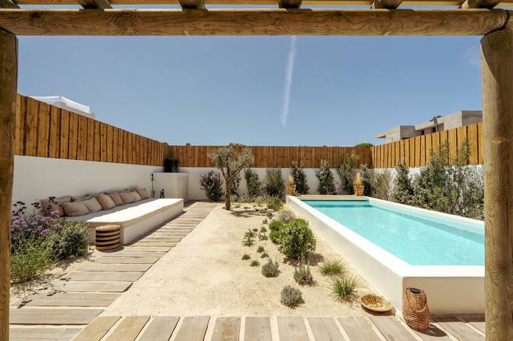 Location de vacances pour 8 personnes, avec balcon et jardin à Comporta - 4