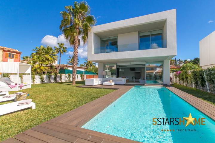 Villa mit pool für 8 Personen, mit Balkon und Terrasse sowie Garten und Pool in Playa de Muro