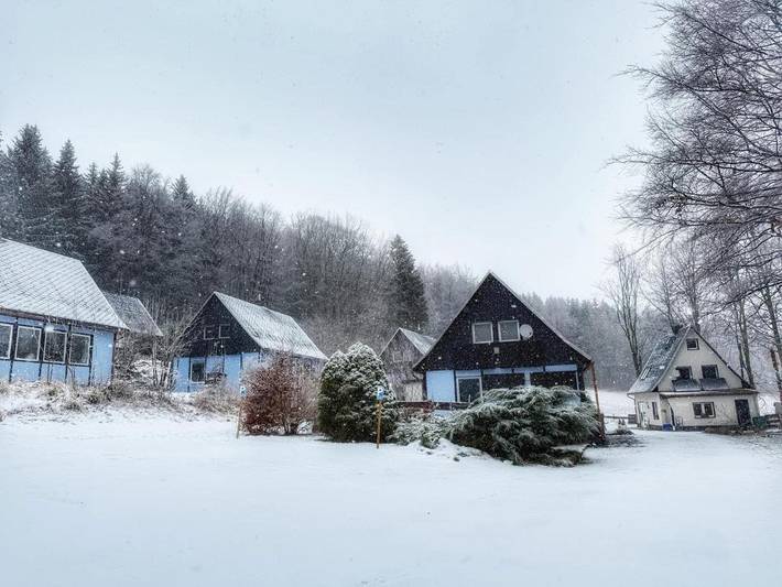 Ferienhaus für 8 Personen, mit Terrasse und Garten sowie Ausblick in Geising
