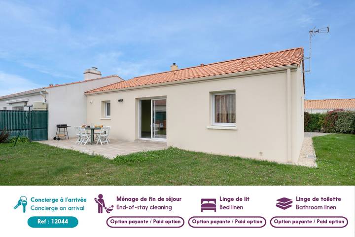 Location de vacances pour 6 personnes, avec jardin et terrasse à La Plaine-sur-Mer - 2