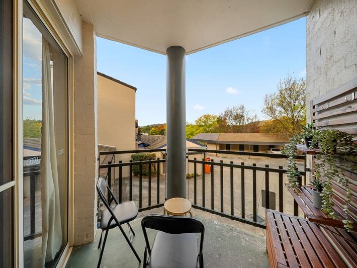 Ganze Wohnung, Stilvolles 1-Bett-Zimmer mit Balkon und Arbeitszimmer in Woden, Canberra