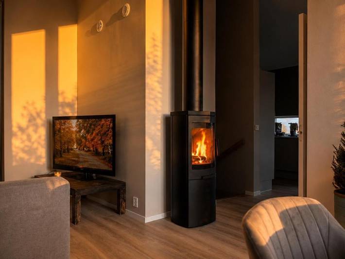 Ferienhaus für 6 Personen, mit Balkon und Terrasse sowie Garten und Pool