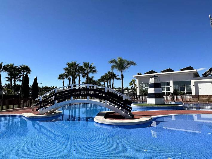 Camping para 6 personas, con Terraza además de Piscina y Sauna en la Costa Blanca