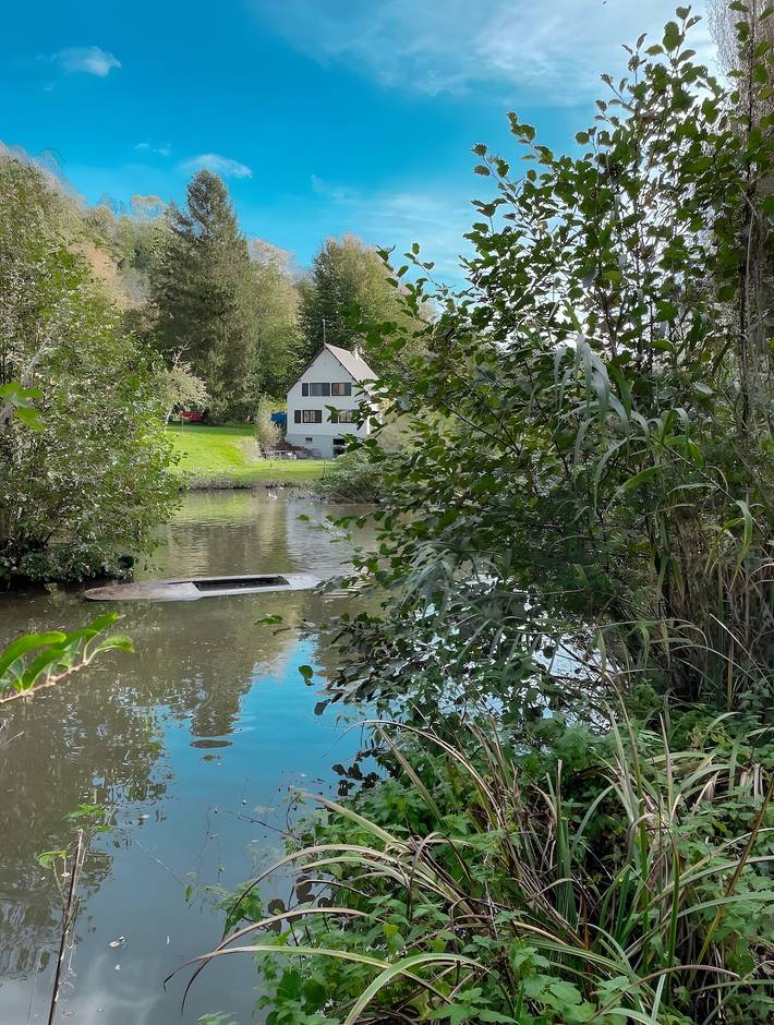 Maison de vacances pour 6 personnes, avec vue sur le lac et jardin dans Basse-Normandie