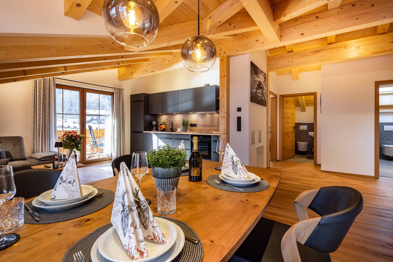 Geheel vakantieappartement, Vakantieappartement voor 4 personen met balkon in Schönau am Königssee, Berechtesgardener Alpen