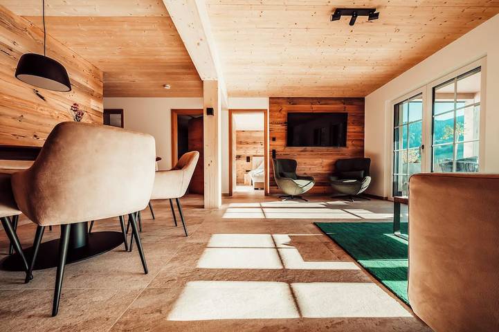 Ferienwohnung für 6 Personen, mit Garten und Balkon sowie Sauna, mit Haustier - 1
