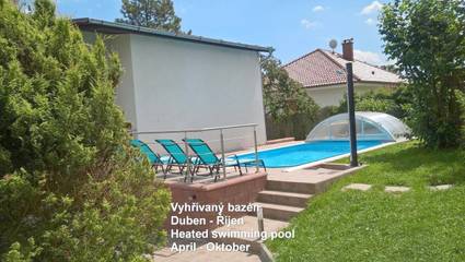 Gîte pour 4 personnes, avec jardin et piscine à Tábor