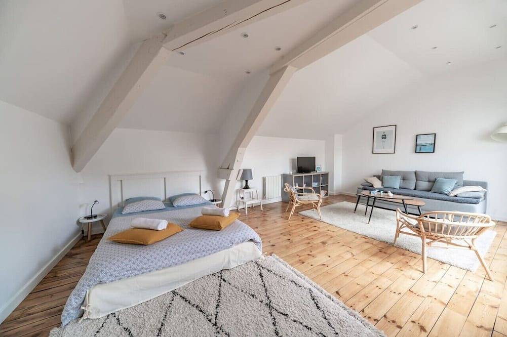 Entire apartment, Zaprojektuj strych, wszystkie wygody, centrum, taras in Vichy, Vichy region