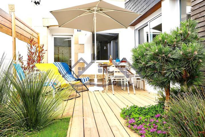 Gîte pour 3 personnes, avec terrasse et jardin