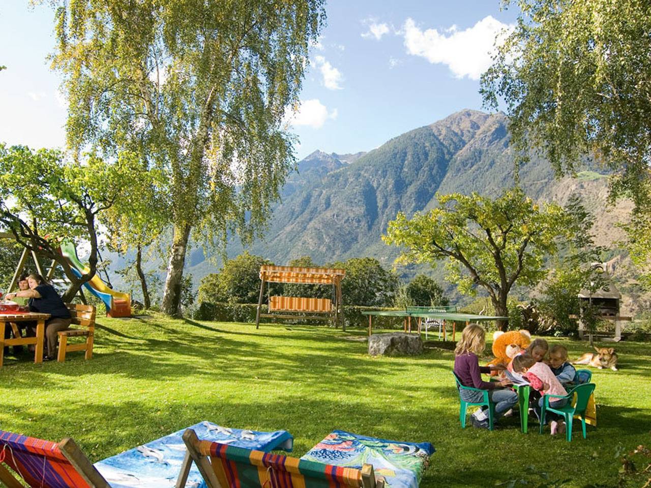 Ganze Ferienwohnung, Pension Baumgarten - Doppelzimmer in Tabland, Naturns