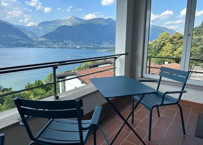 Ferienwohnung für 3 Personen, mit Garten und Terrasse, mit Haustier in Piazzogna