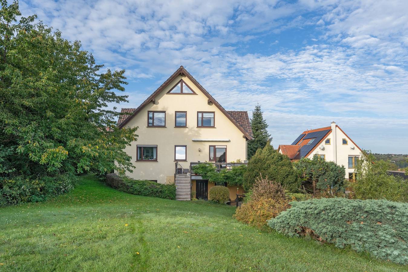 Ganze Wohnung, Apartment „Panorama Lodge Lercha“ mit Pool, Garten und WLAN in Meißen, Meißen Region