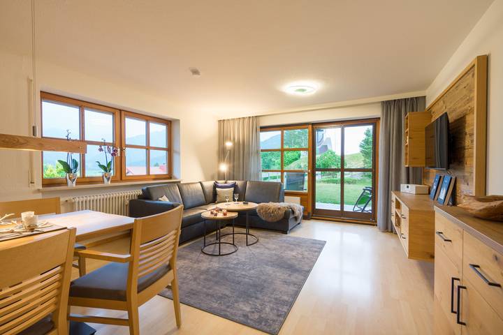 Chalet voor 3 personen, met Terras en Uitzicht in Oberstdorf
