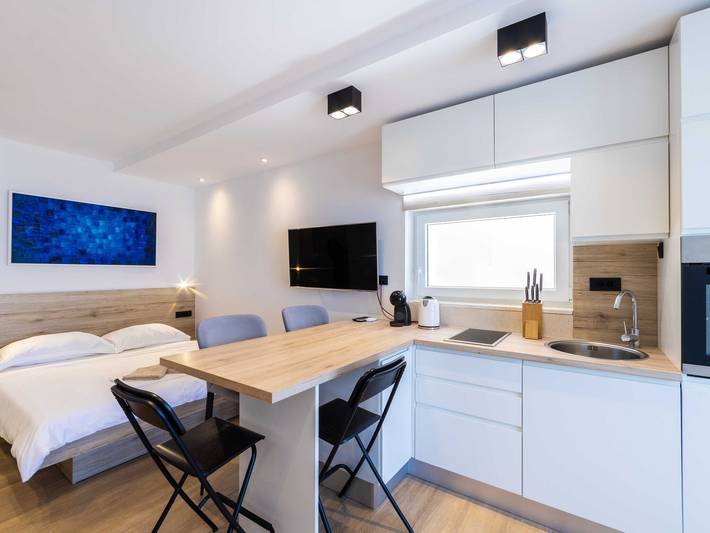 Ganze Wohnung, Apartments Ema - Studio Apartment with Sea View in Rogotin, Dubrovnik-Neretva