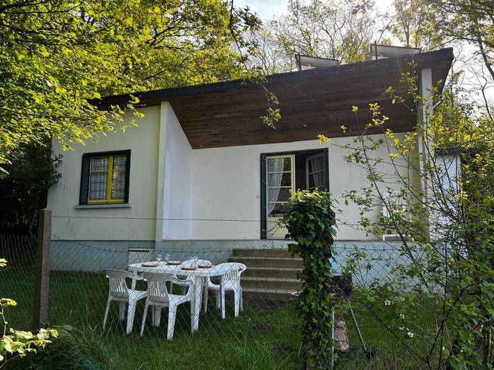 Chalet pour 4 personnes, avec vue sur le lac et vue ainsi que balcon et jardin