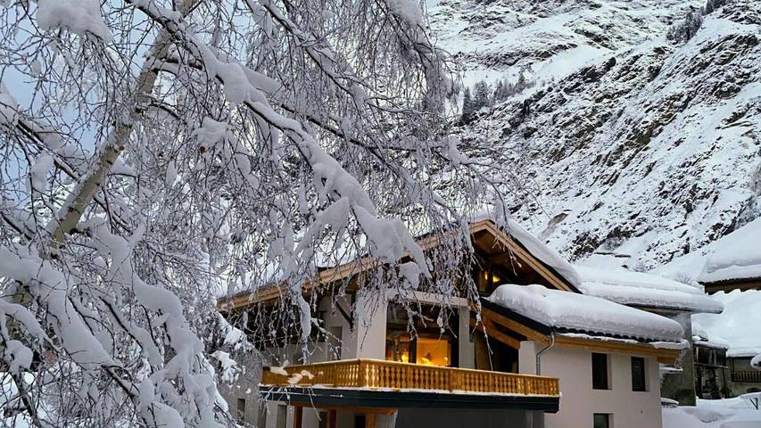 Maison d’hôte pour 20 personnes, avec jardin ainsi que sauna et vue à Champagny-en-Vanoise