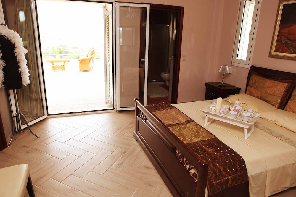 Villa Balos met een prachtig uitzicht op zee in Georgioupoli, Chania en omgeving