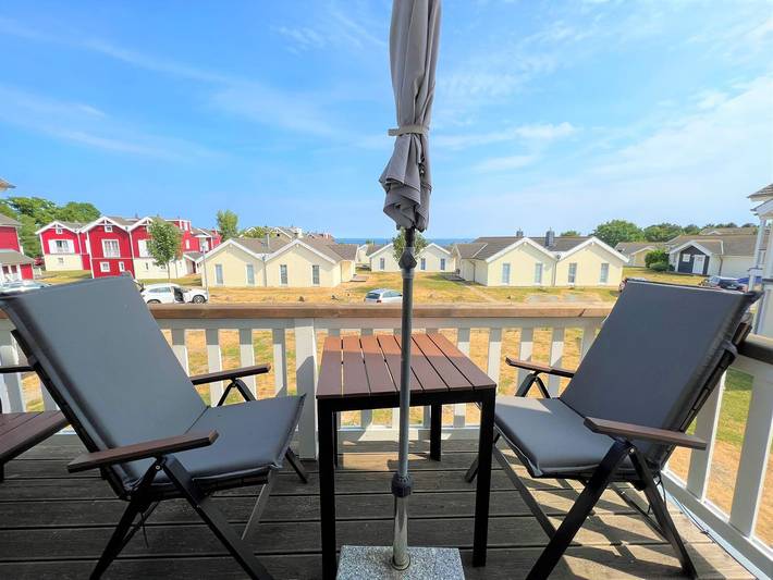 Ferienwohnung für 4 Personen, mit Balkon und Sauna in Hansa-Park