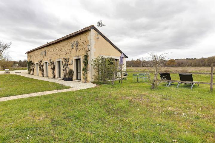 La Maison Des Amis – Domaine de La Trigalière mit Gemeinschaftspool in Ambillou, Tours und Umgebung