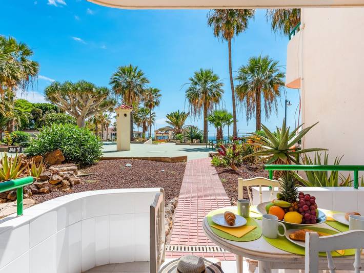 Ferienwohnung für 6 Personen, mit Balkon und Meerblick sowie Terrasse und Garten in Teneriffa Süd - 2