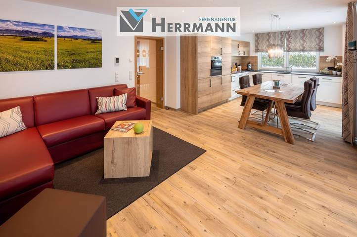 Ferienwohnung für 4 Personen, mit Ausblick und Sauna sowie Terrasse in Pfronten