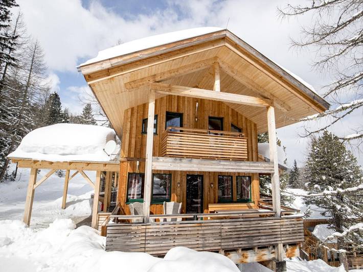 Chalet für 10 Personen, mit Balkon/Terrasse und Sauna sowie Balkon und Ausblick, mit Haustier an der Turracher Höhe