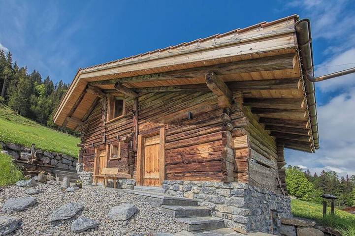 Ferienhaus für 2 Personen, mit Terrasse und Garten in Axalp