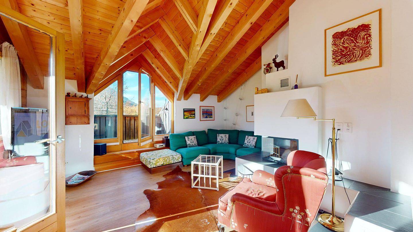 Ganze Wohnung, Ferienwohnung für 8 Personen mit Terrasse in Pontresina, Sankt Moritz