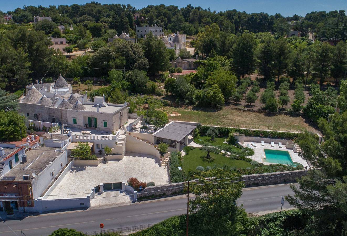 Villa für 12 Personen mit Ausblick in Laureto, Fasano
