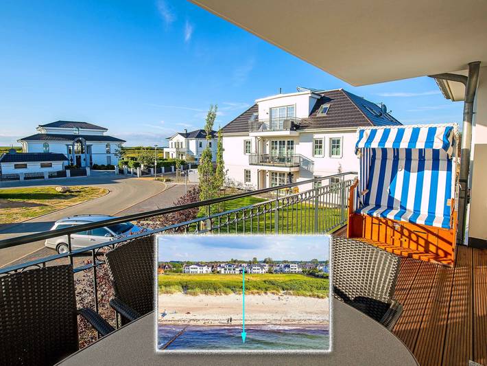 Ganze Ferienwohnung, Dünenrose, App.4, "Wolkenlos" in Börgerende, Börgerende-Rethwisch