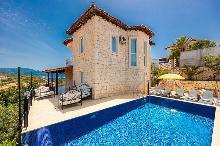 Location de vacances pour 6 personnes, avec vue sur l’océan et jardin dans Province d'Antalya - 4