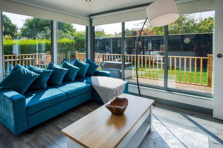 Ferienhaus für 2 Personen, mit Whirlpool und Balkon sowie Garten in Wales - 2