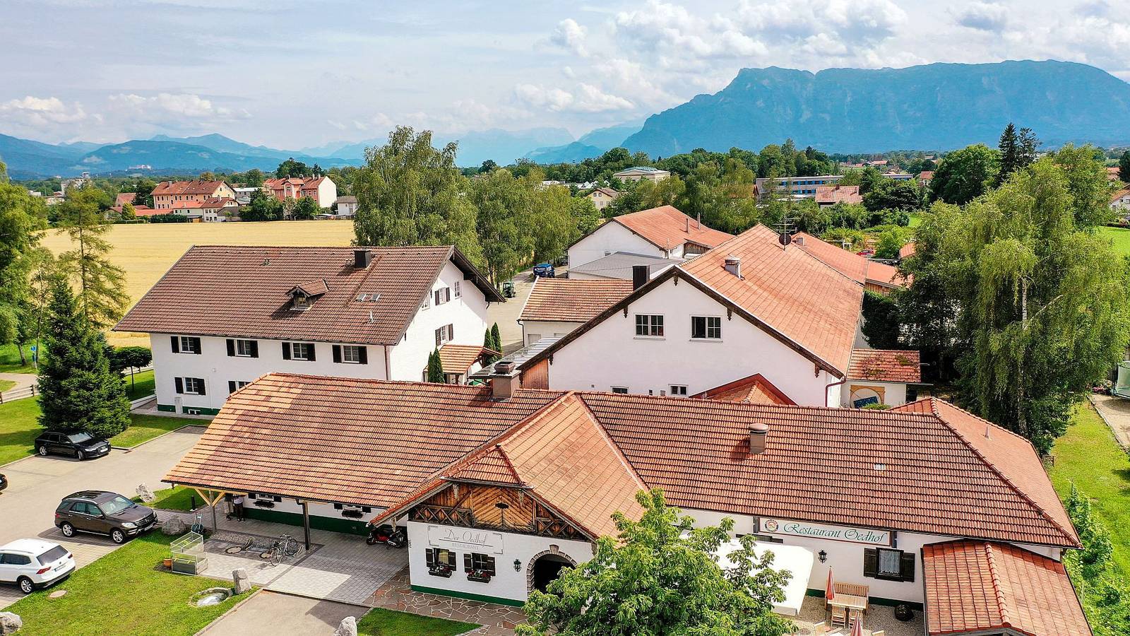 Hotel Restaurant Oedhof - Doppelzimmer mit Dusche und Wc in Freilassing, Rupertiwinkel