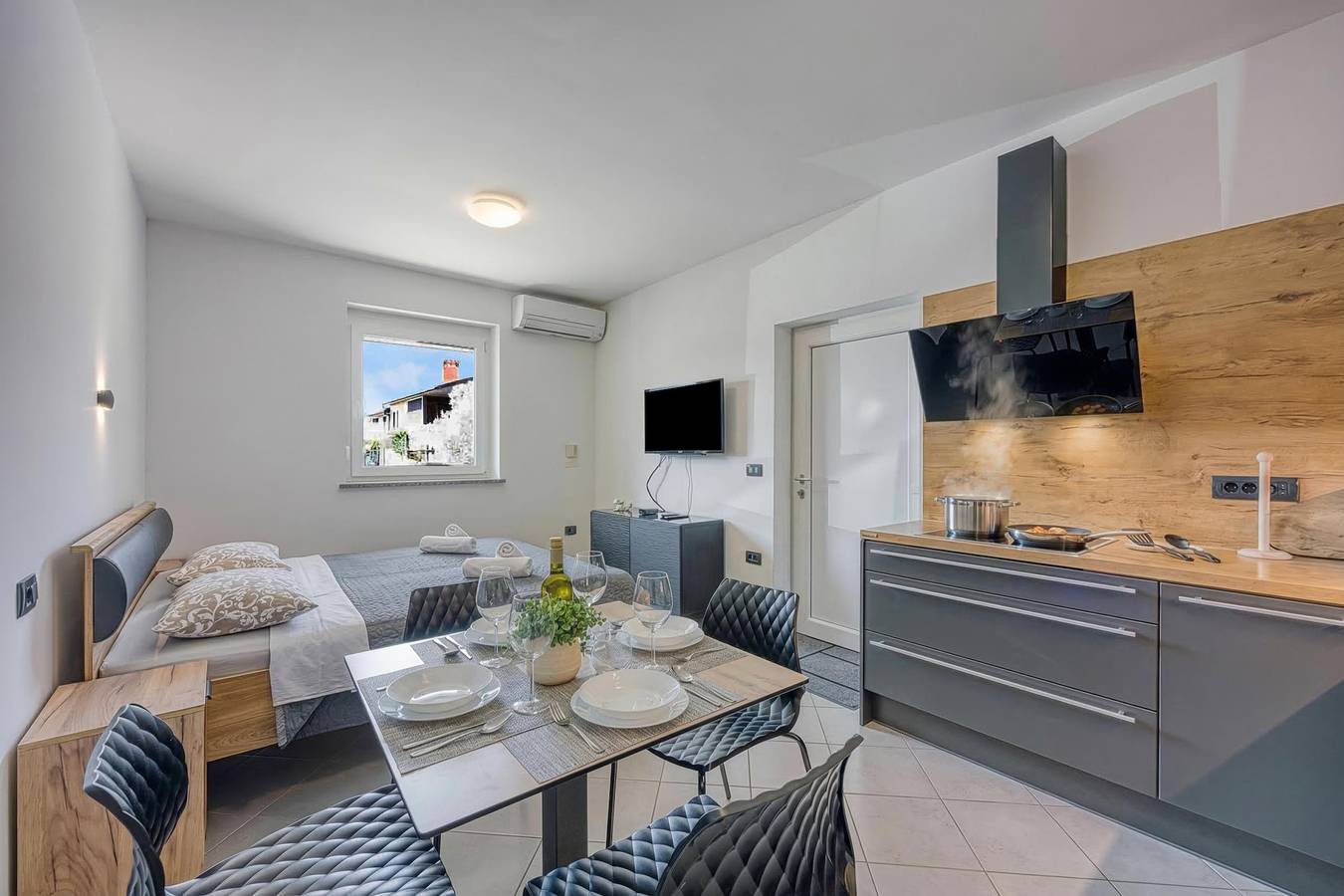 Cały apartament, Apartament wakacyjny dla 4 osób z taras in Koper, Slovene Riviera