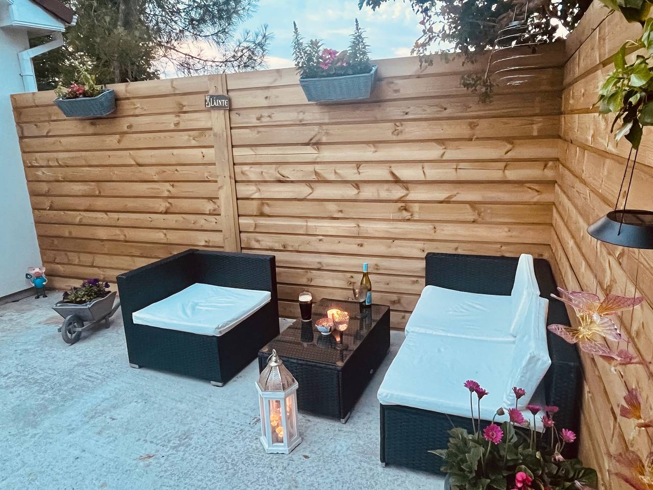Cabaña de madera para 4 personas con terraza in Rathoath, Condado de Meath