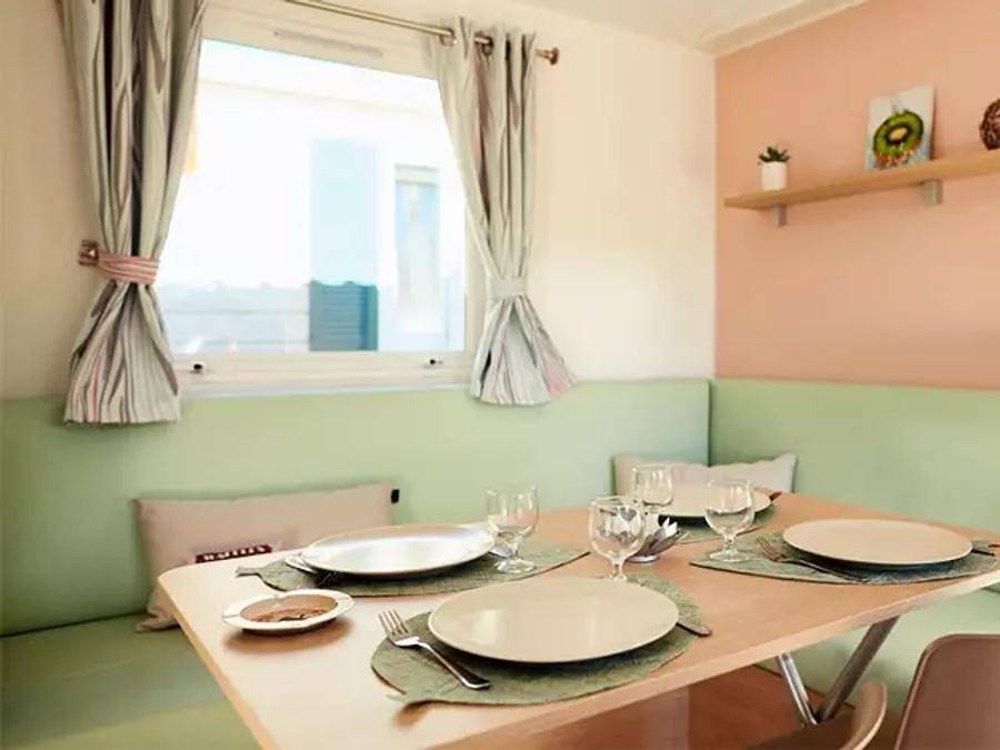 Camping La Liscia - Mobilhome 4 personas - Casa móvil de 3 habitaciones para 4 personas in Tiuccia, Calcatoggio