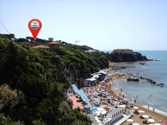 Appartamento per 5 persone, con Balcone e Terrazza nonché Giardino a Castiglioncello