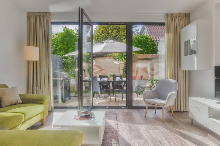 Filter.hub_sauna.vacation_home für 6 Personen, mit Terrasse und Garten sowie Sauna in Heiligenhafen