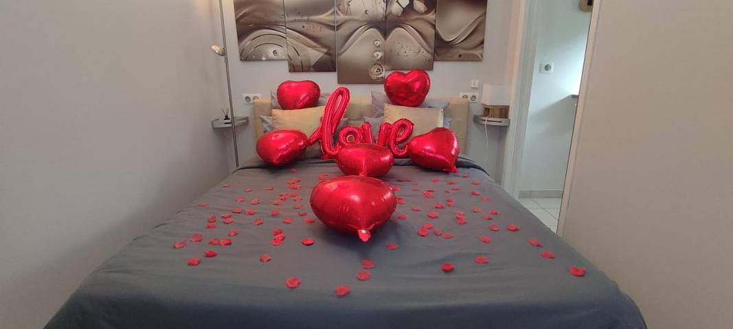 Location de vacances pour 2 personnes, avec terrasse ainsi que jardin et vue à Régusse - 2