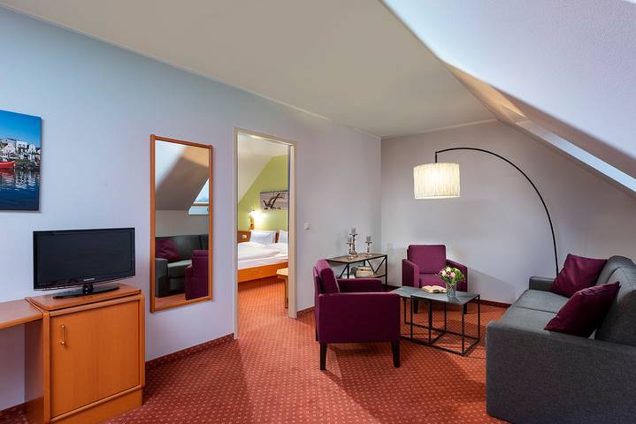 Ferienwohnung für 3 Personen, mit Sauna und Terrasse sowie Pool, mit Haustier in Markgrafenheide - 4
