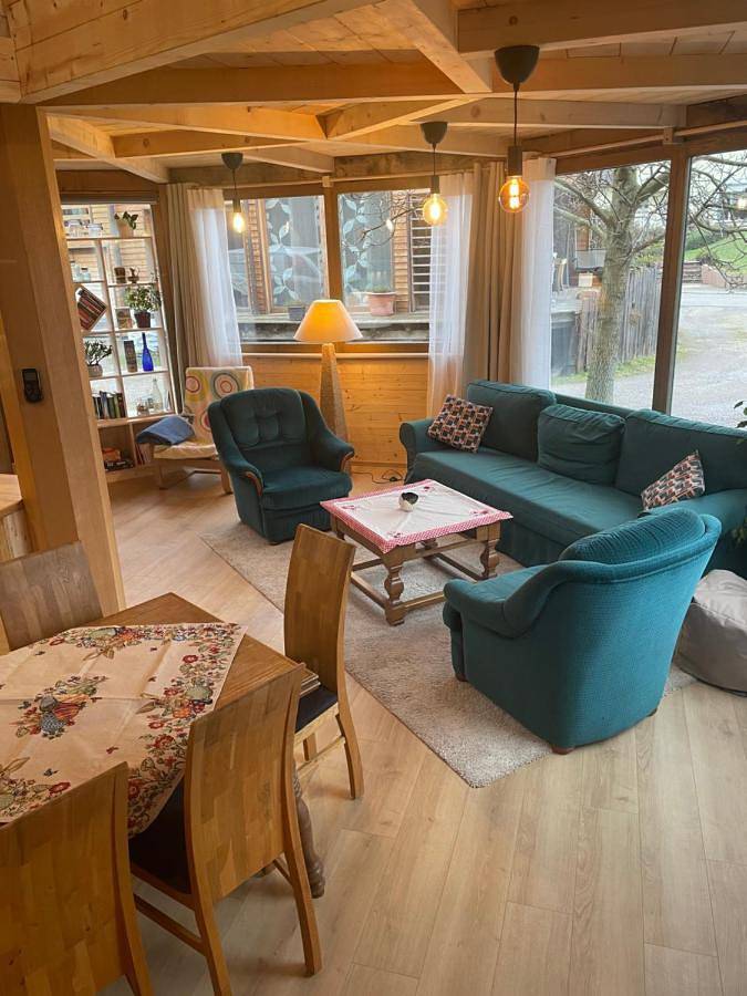 Maison de vacances pour 5 personnes, avec vue ainsi que sauna et terrasse
