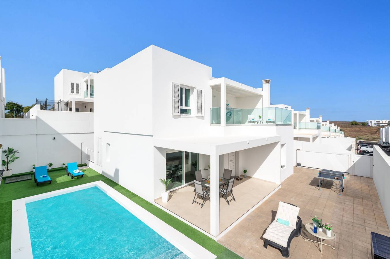 Villa für 6 Personen mit Garten in Playa Bastián, Teguise