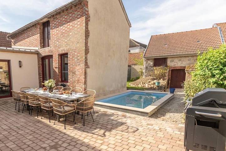 Appartement de vacances pour 6 personnes, avec jardin ainsi que jacuzzi et sauna