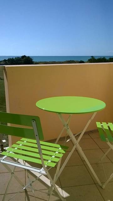 Gîte pour 2 personnes, avec balcon à Donville-les-Bains