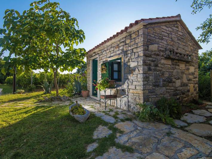 Ferienhaus für 4 Personen, mit Terrasse und Pool sowie Garten, mit Haustier - 1