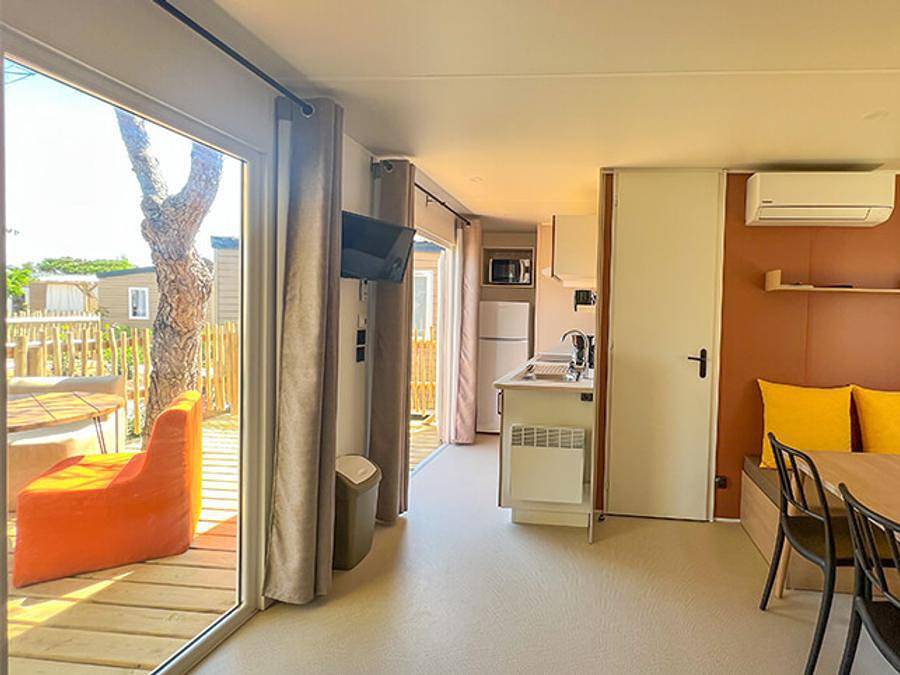 La Clape Village  - Mobilhome 6 personnes - Privilege - Clim - Tv - Lv - Quartier Piétons in Cap d'Agde, Agde