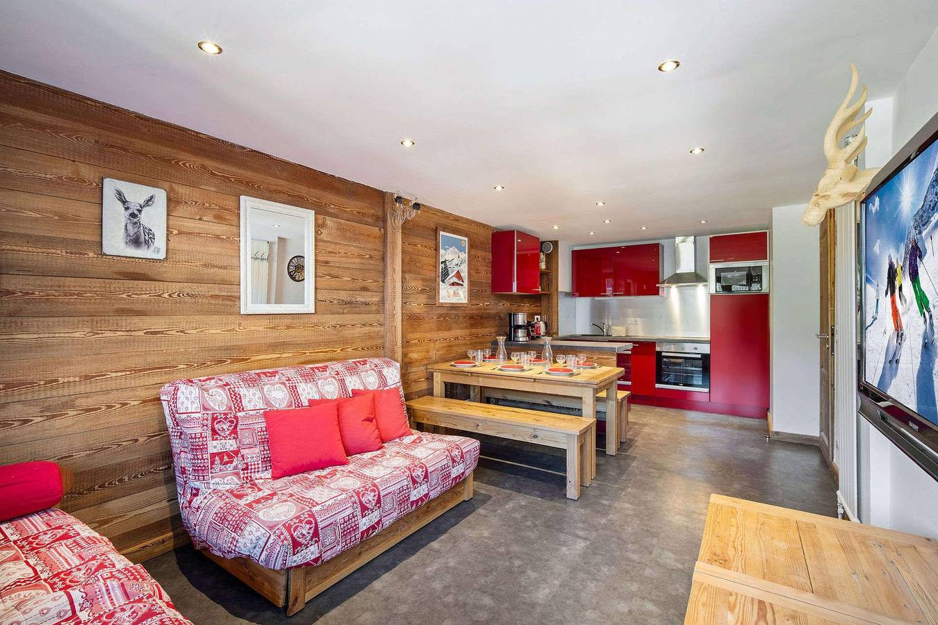 Apartamento entero, La Résidence la Croix de Verdon - Apartamento 3 piezas cabina para 6 personas (508) in Courchevel 1650 (Moriond), Saint-Bon-Tarentaise
