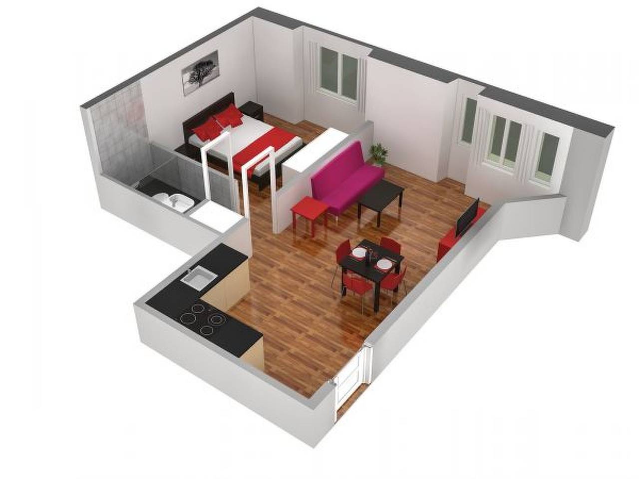 Apartamento entero, Apartamento de vacaciones para 4 personas in Zúrich, Distrito de Zúrich