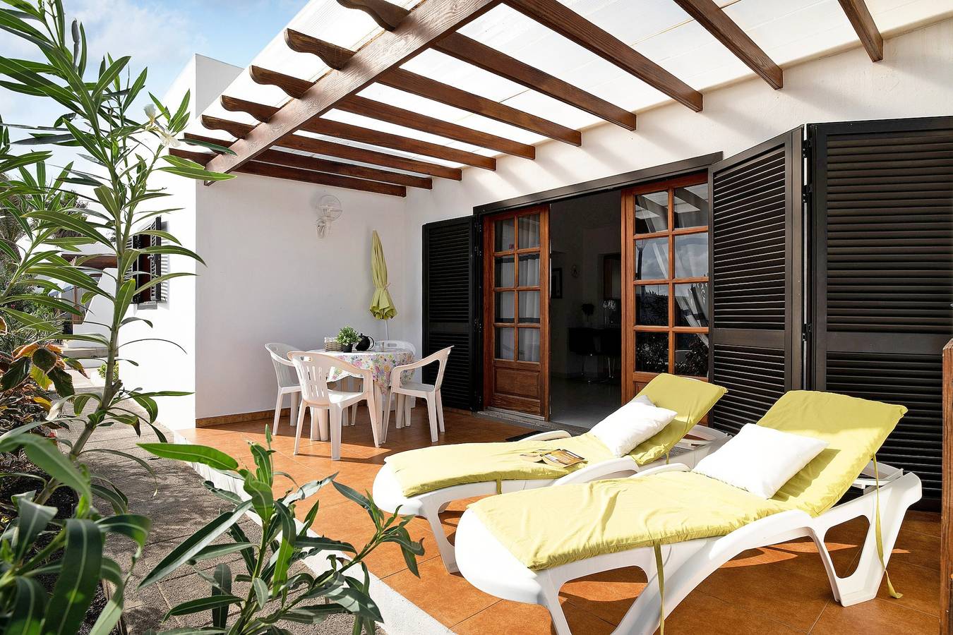 Maison de vacances 'Casa Aloe' avec vue sur la mer, terrasse et Wi-Fi in Charco del Palo, Haría